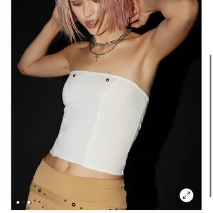 Zemeta Core Liner Tube Top Cream/White